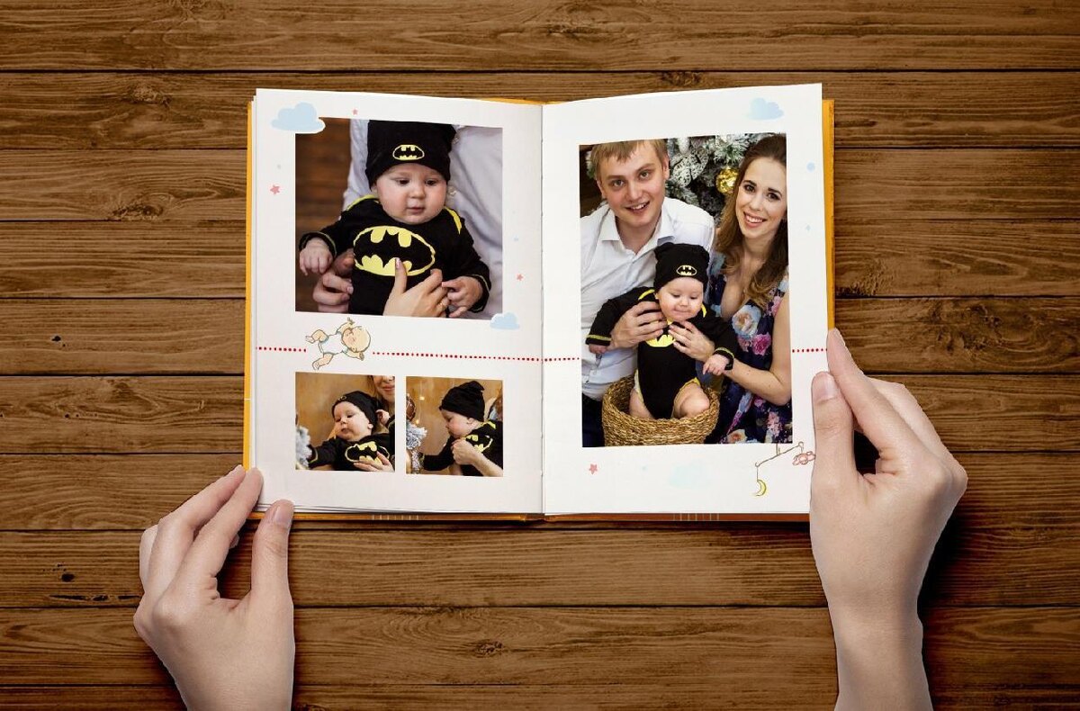 Фотокнига с новорожденным